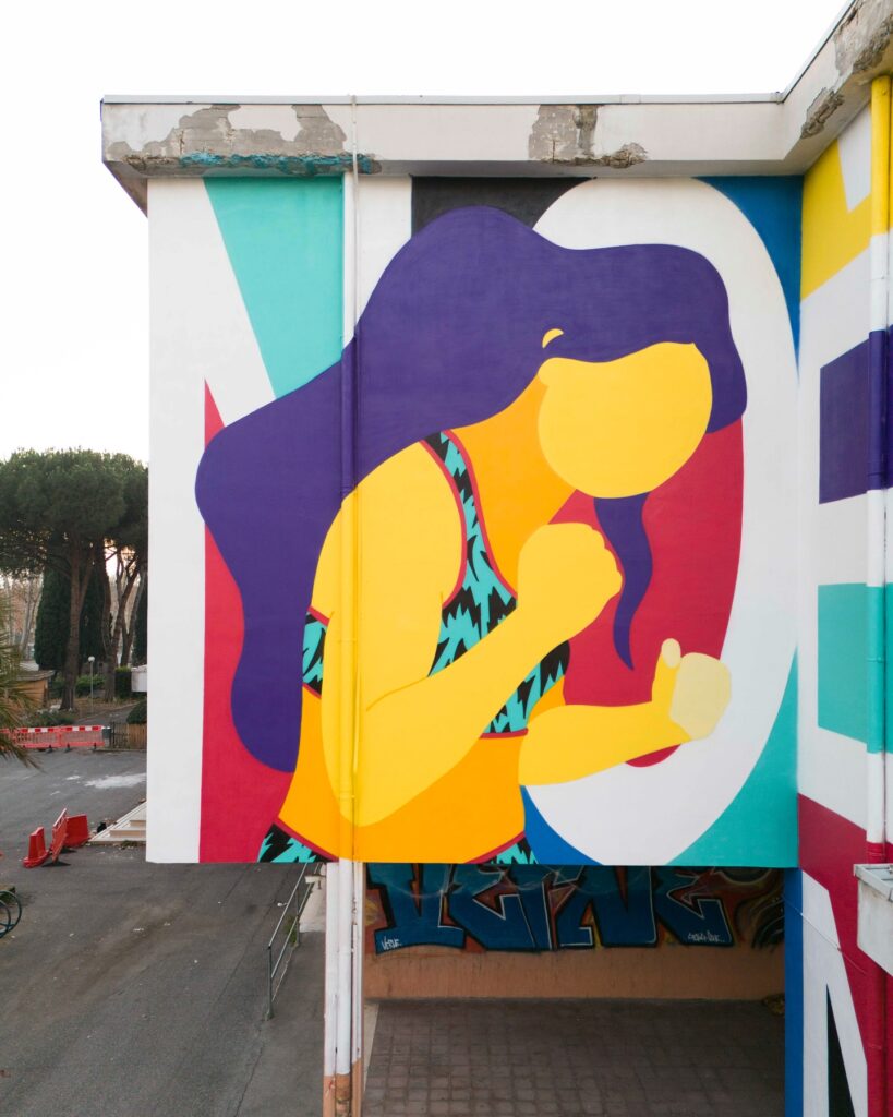 Street Art contro la violenza di genere: due scuole di Acilia in prima linea