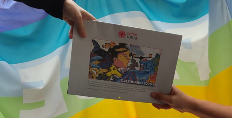 Disponibile il calendario 2025 Caritas Roma con i murales del Liceo Ripetta